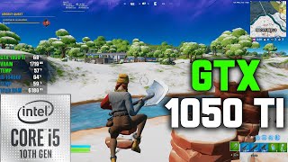 GTX 1050 TI · I5 10400F  Fortnite Chapter 3  Performance Mode 1080p [upl. by Moshe]