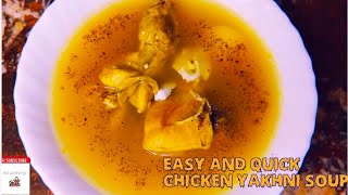 Chicken Yakhni Soup recipe by ezcooking urduampeng ezcooking chickenyakhnisoup [upl. by Jonell992]