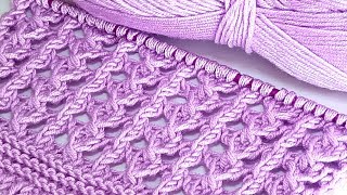 Trending Simple and beautiful crochet knitting pattern [upl. by Lacefield]