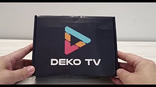 DEKO TV Pro  recenzja tunera DVBT2 z H265 HEVC [upl. by Wallraff]