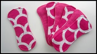 StepbyStep Sewing Reusable Fabric Panty Liners [upl. by Epperson]