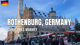 Rothenburg ob der Tauber  Medieval Germany  Christmas Market Walking Tour 2022 🇩🇪🇵🇭 [upl. by Hplodnar]