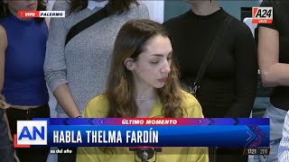 🟣 Habla Thelma Fardín tras la absolución de Darthés [upl. by Ithnan]