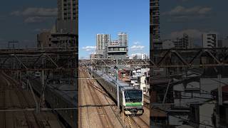 神奈川駅付近JR線通過シーン3short jr 鉄道 e233系 jr東日本 shorts [upl. by Prunella890]