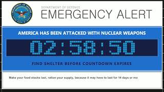 nuke  US Nuclear Attack Warning [upl. by Anielram]