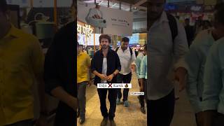 Kartik aryan n rashmika mandana spotted at airport arrival😍❤️kartikaaryan bhoolbhulaiyaa3 shorts [upl. by Battat]