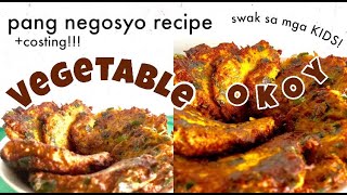 FOODIE FOR KIDS l PangNegosyo RecipeSwak Sa Mga Kids l Vegetable Okoy l Kleen Kitchen [upl. by Enyad]