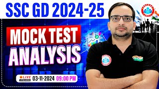 SSC GD 202425 Mock Test  SSC GD Mock Test Analysis  SSC GD 3 Nov Mock Test Solution By Ankit Sir [upl. by Relyhs87]