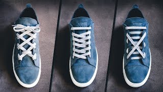 5 Cool Shoes Lace styles  beautiful shoe lacing styles  Shoe lacing tutorials  how to tie shoes [upl. by Cull434]