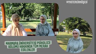 Marmara Üniversitesi Psikoloji Bölümü Hakkında Tüm Merak Edilenler  Melike Taşbaşı [upl. by Eirb]