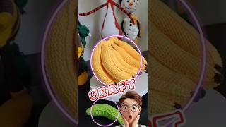 amazing banana craft by yarm  art craft shorts [upl. by Oicneconi884]