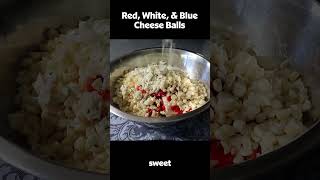 How to Make Chef Johns One Minute Cheese Balls in Red White and Blue [upl. by Luckett191]