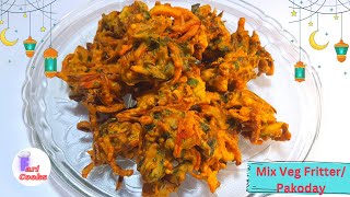 Pakora Recipe  Mixed Vegetable Pakora Recipe  Ramazan special  Bhajia Recipe [upl. by Arahat372]