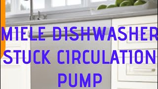 ✨ Miele Dishwasher  F78 Error  Stuck Pump  Easy FIX ✨ [upl. by Tiff]