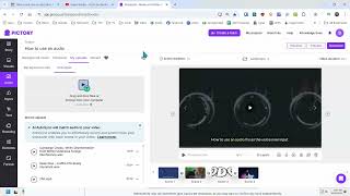 Tutorial on Using Pictory With Audio Voiceovers [upl. by Solita]