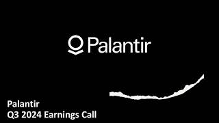 Palantir NYSE PLTR  Q3 2024 Earnings Call [upl. by Tyree]