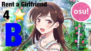 osu 4 Star Centimeter Rent a Girlfriend OP [upl. by Nidak]