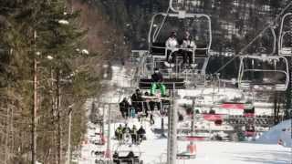 Jaworzyna Krynicka Ski Station official promo video HD  produced by ProWizja Studio 2012 [upl. by Sonaj]