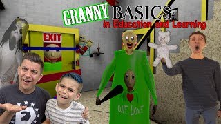 GRANNY IS BALDIS GRANDMA Baldis Basics Granny Mod Gameplay [upl. by Pepillo]