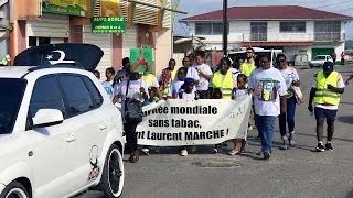 Journée mondiale sans tabac à SaintLaurent du Maroni [upl. by Moor]