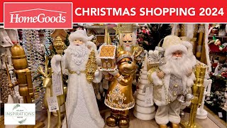 HOME GOODS Christmas Decorations 2024  Shop with ME [upl. by Ttevi]