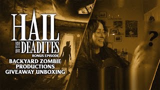 Backyard Zombie Productions Giveaway Unboxing [upl. by Annaid]