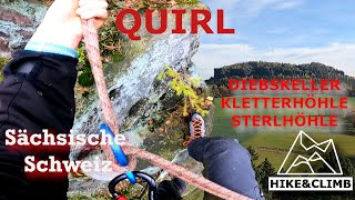 Nicht anfängertauglich  Die Kletterhöhle am Quirl ‐ Sächsische Schweiz [upl. by Rieth954]