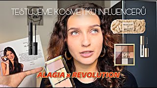 TESTUJEME KOSMETIKU INFLUENCERŮ Dominika Alagia x Revolution Recenze [upl. by Natrav]