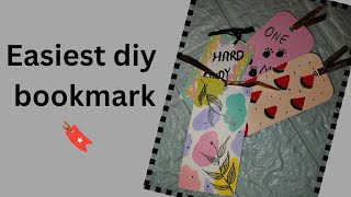 how to make easiest Diy bookmark diy viral [upl. by Annazor]