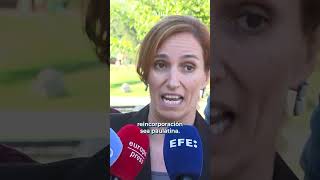 Mónica García remarca que quotel acto médico de la baja médica no lo va a decidir Garamendiquot [upl. by Nosirb]