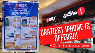 iPhone 13 CRAZIEST OFFERS in OMAN  Emax Electronics  Promotion Offers  MUSCAT  SHOP WITH ME [upl. by Karita]