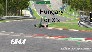 Hungaroring SETUP and Track Guide Ray FF1600 [upl. by Teloiv628]