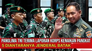 5 Putra Batak Resmi Sandang Pangkat Jenderal Bintang Satu [upl. by Notsag]