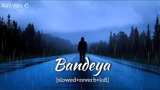 Chal Chal Ve Tu Bandeya Song ♪♪♪  Slowedreverblofi  Arijit Singh  lofi viral  Dil Junglee [upl. by Gnart441]