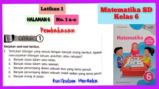 1 ae  Latihan 1 halaman 6 Matematika kelas 6 Kurikulum Merdeka  1 Tentukan bilangan yang sesuai [upl. by Nevak804]