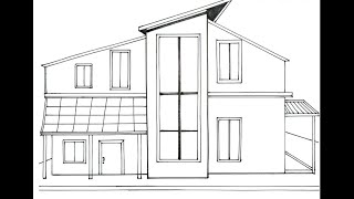 How to Draw a house [upl. by Xever]