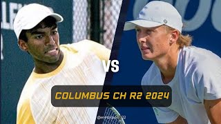 Columbus Challenger 2024 R2 Nishesh Basavareddy vs Ethan Quinn Extended Highlights [upl. by Jerrine]