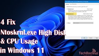 4 Fix Ntoskrnlexe High Disk amp CPU Usage Windows 11 amp 10 [upl. by Spark]