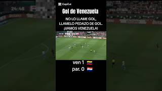 gol de venezuela a paraguay eliminatoriasdeconmebol al mundial2026 futbolshorts [upl. by Velleman]