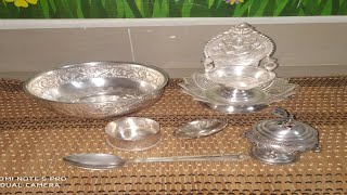 5 Very Easy To Clean amp Polish Silver வெள்ளி சாமான்கள் சுத்தம்மெருகு போடுவது எப்படி [upl. by Hameerak]