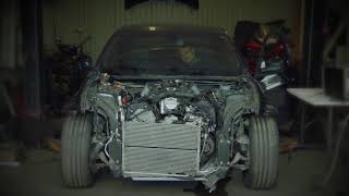 BMW 350i  E90 N62B48 Swap  First Start [upl. by Uel]