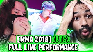 BTS MMA 2019 FULL LIVE PERFORMANCE FIRST TIME REACTION [upl. by Mcarthur]