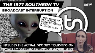 The time an alien interrupted the evening news 1977 Southern Television Broadcast Interruption [upl. by Indihar]