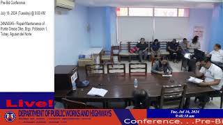 DPWH Agusan del Norte District Engineering Office Live Stream [upl. by Leuqer743]