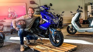 DE DUURSTE SPORTIEVE SCOOTER  YAMAHA AEROX R 2019  REVIEW [upl. by Nairred]