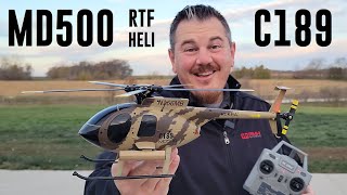 RC Era  MD500  C189  RTF Heli  Unbox Build amp Maiden Flight [upl. by Cirri647]