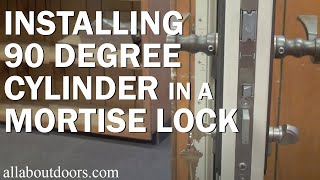 How to Install a 90 Degree Cylinder in a Mortise Lock [upl. by Paulette]