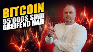 Bitcoin Korrektur in der Endphase oder 55000 Target [upl. by Farand411]