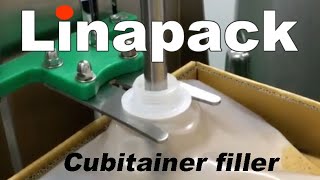 Linapack LWF35 filling cubitainers [upl. by Cirdahc525]