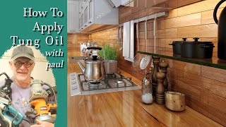 how to apply tung oil tips and technique  refinishing furniture [upl. by Daraj]